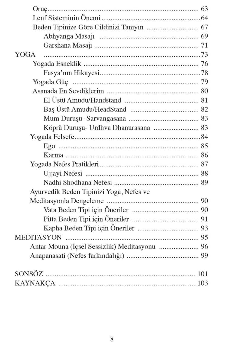 Yaşam Iksiri: Beslenme – Yoga - Meditasyon