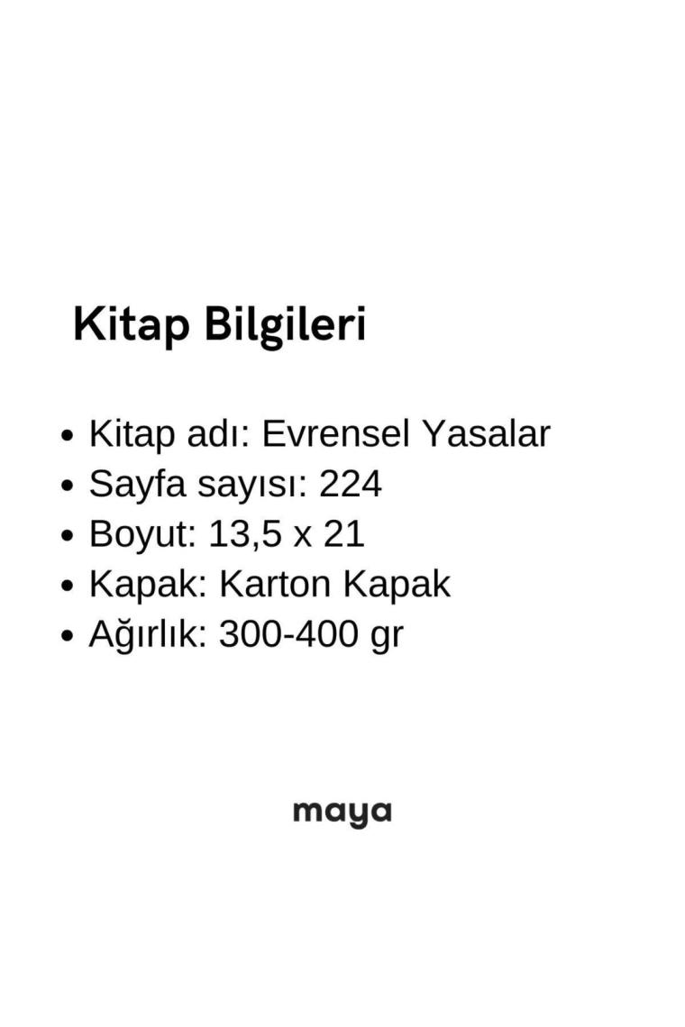 Evrensel Yasalar - Hayatınızı Aydınlatın