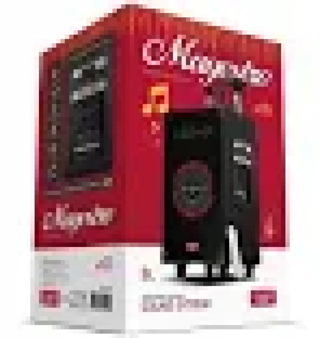 Powerway  Şarjlı Çift Mikrofonlu Hoparlör Karaoke Sistemi Taşınabilir Amfi MT90 Bluetooth Hoparlör