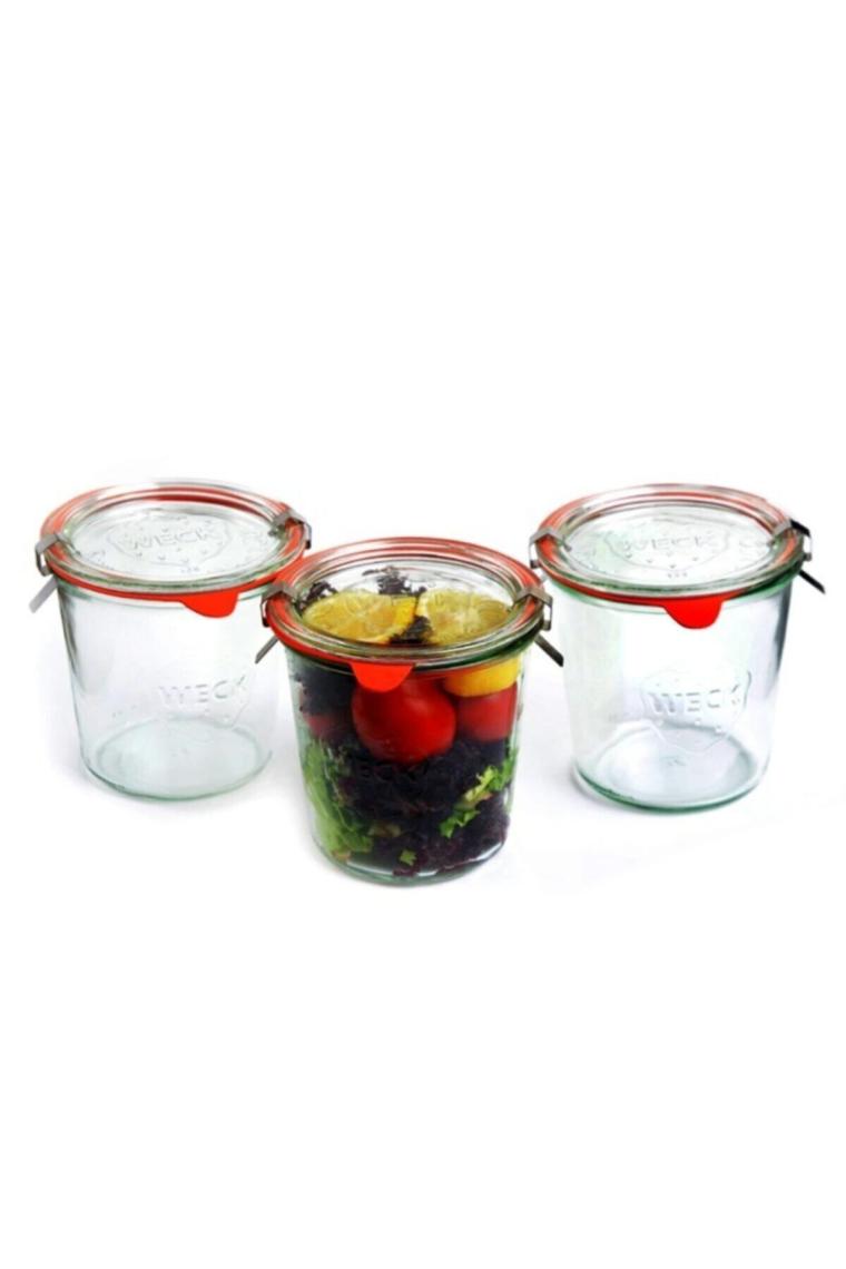 580 ml Mold Uzun Kavanoz Set (3 Adet) 742