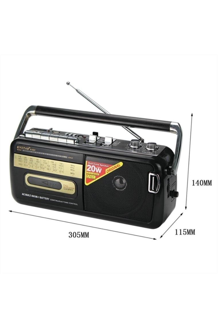 Nostalji M-50bt Yeni Trend Bluetooth Kaset Çalar Usb+sd+fm Radyo + 90'lık Boş Kaset Hediyeli