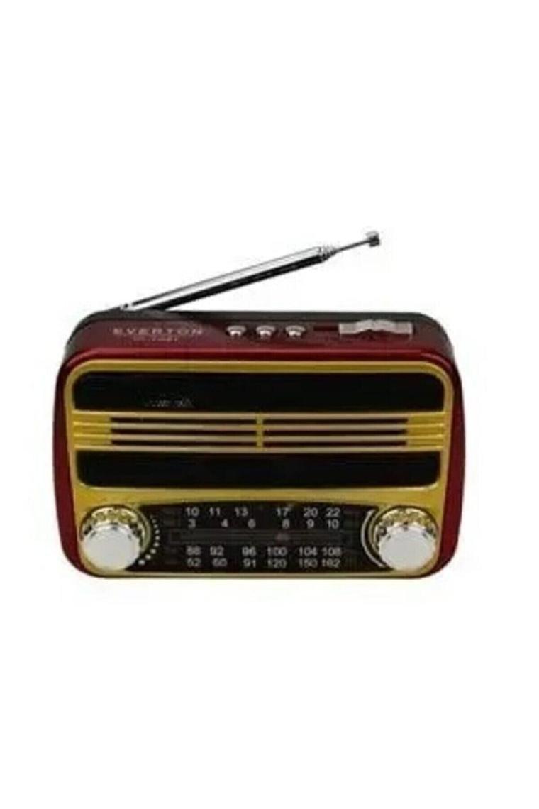 Everton Rt-310bt Bluetooth Fm-Usb-Tf Card- Şarjlı  Nostaljik Radyo
