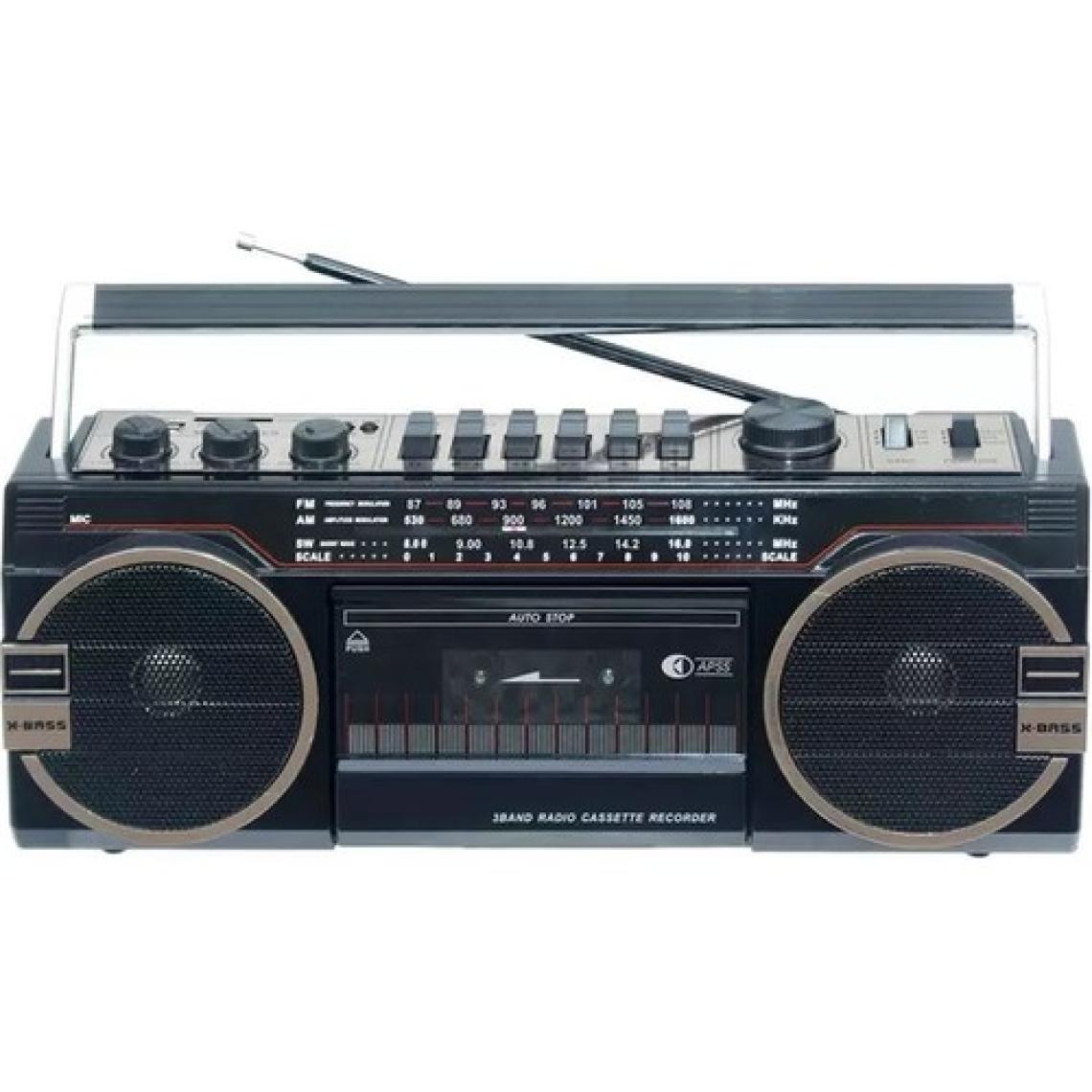 Knstar PX-148BT Bluetooth Usb+Sd+Fm Radyo Kaset Çalar Müzik Çalar
