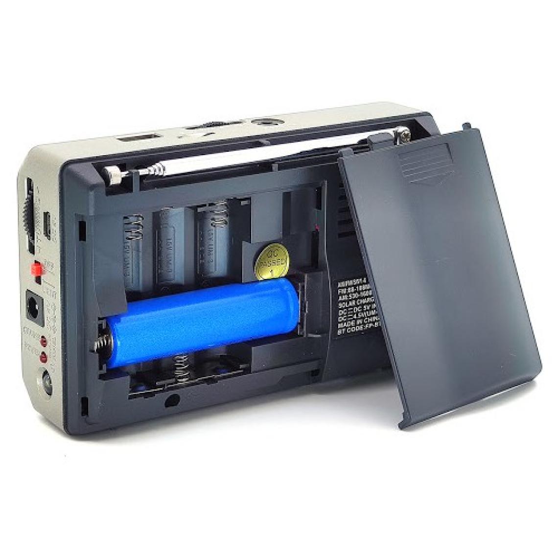 UltraTekno FP-1781BT Fm Radyolu Bluetoothlu Şarjlı Cep Radyosu + El Feneri