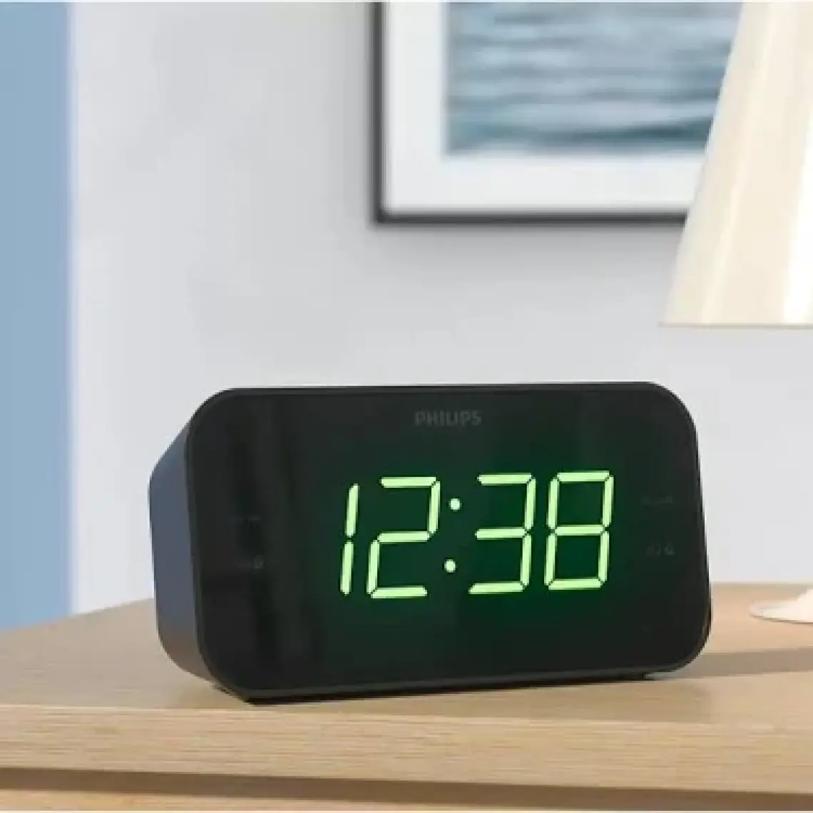 Philips TAR3306 Fm Radyolu Masa Saati Alarmlı Saat Zaman Ayarlı