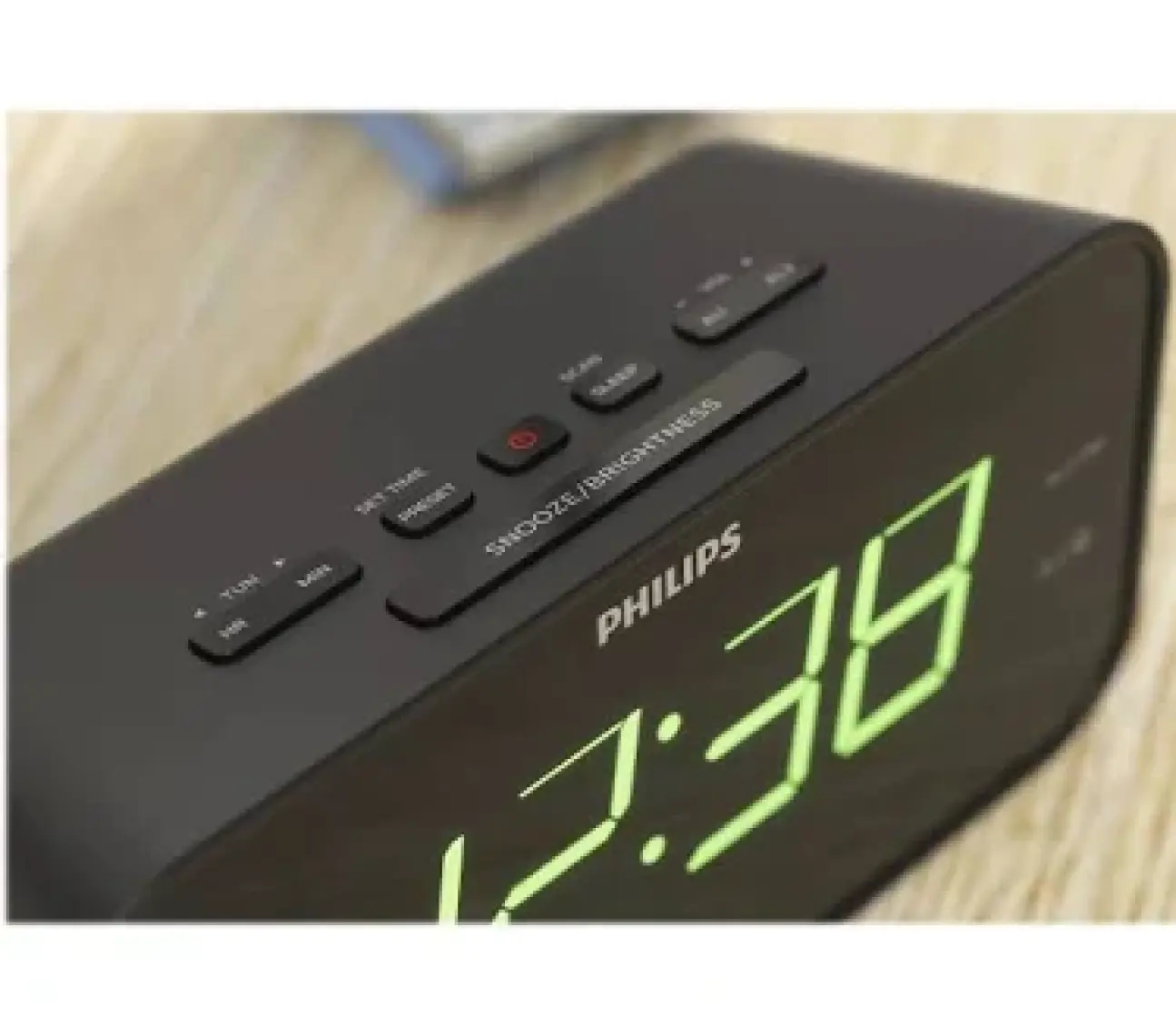 Philips TAR3306 Fm Radyolu Masa Saati Alarmlı Saat Zaman Ayarlı