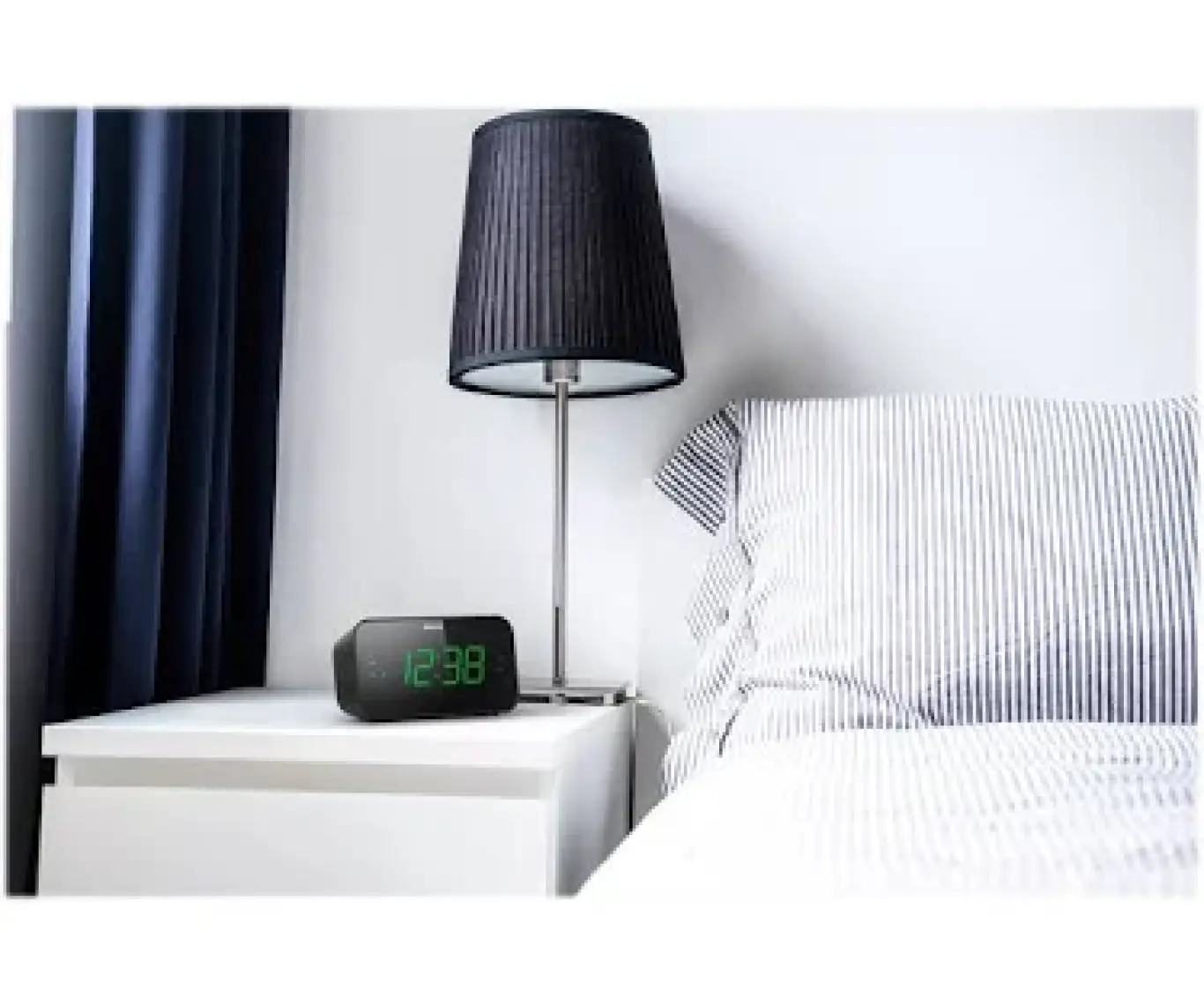 Philips TAR3306 Fm Radyolu Masa Saati Alarmlı Saat Zaman Ayarlı