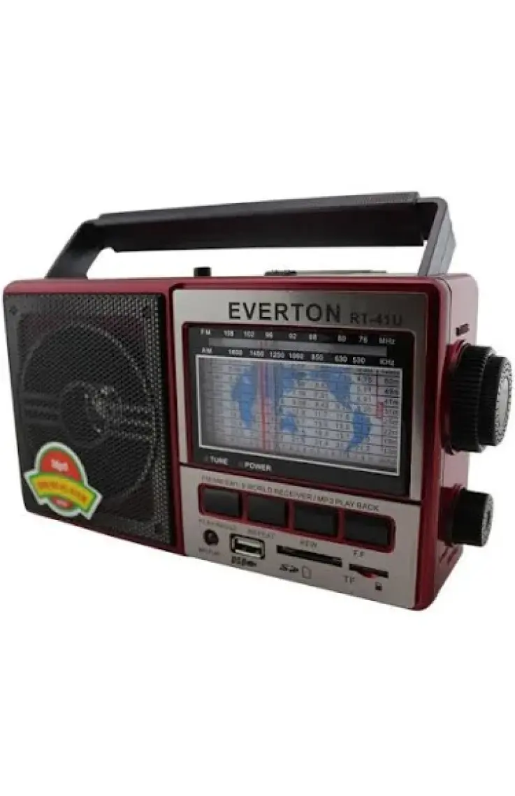 Everton Rt-41 Fm-Usb-TfCard-mp3 Bluetooth Şarjlı Nostaljik Radyo