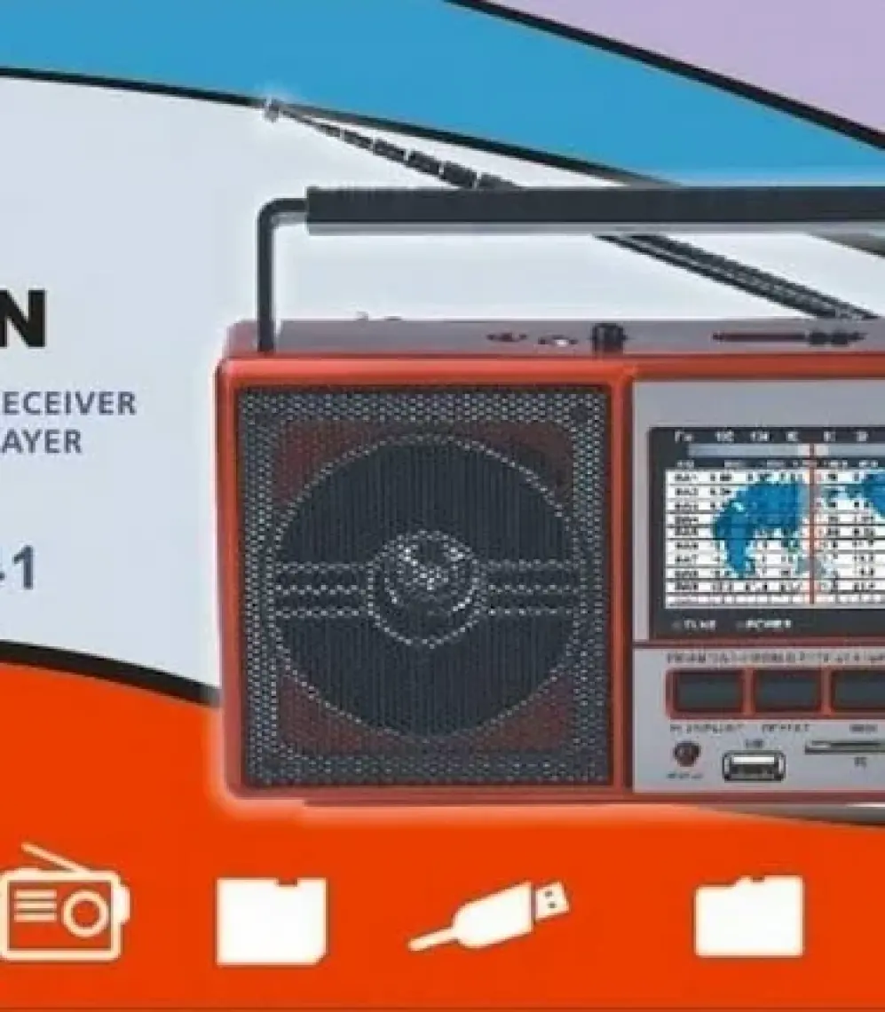 Everton Rt-41 Fm-Usb-TfCard-mp3 Bluetooth Şarjlı Nostaljik Radyo