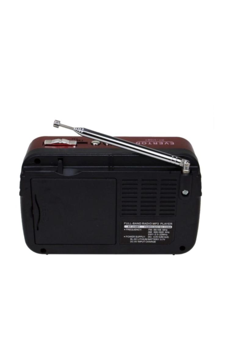 Nostaljik Bluetoothlu Müzik Kutusu,3 Band Radyo, Usb, Sd, Mp3 Player Rt-310bt
