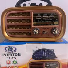Everton Rt-877 Solar Enerjili Usb\bt\fm\nostajık Müzik Çalar