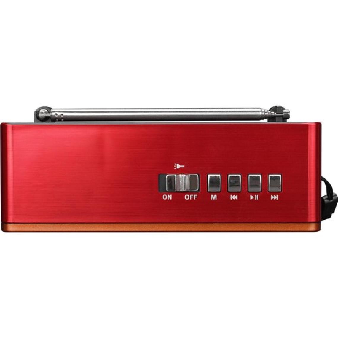 Mikado MDR-105BT Ahşap Usb- Tf Destekli Bluetooth Fm/am/sw 8 Band Klasik Radyo