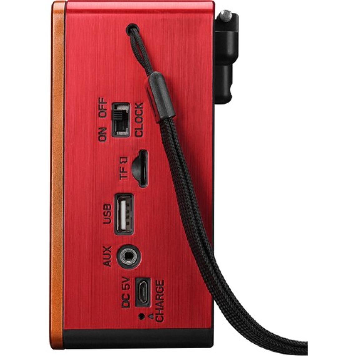 Mikado MDR-105BT Ahşap Usb- Tf Destekli Bluetooth Fm/am/sw 8 Band Klasik Radyo