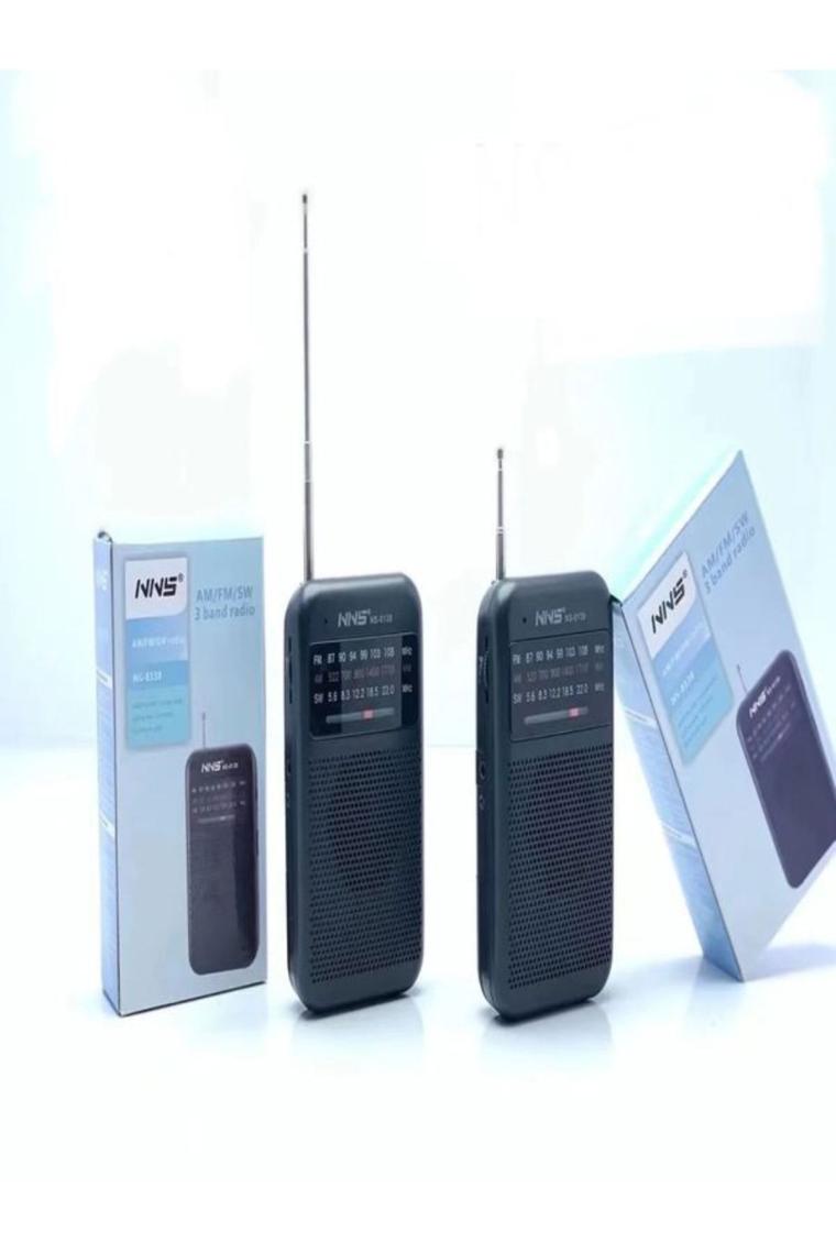 Nns NS-8138 Fm Am Sw 3 Bandlı El Tipi Taşınabilir Cep Radyosu Pilli Radyo - Yeni Ürün