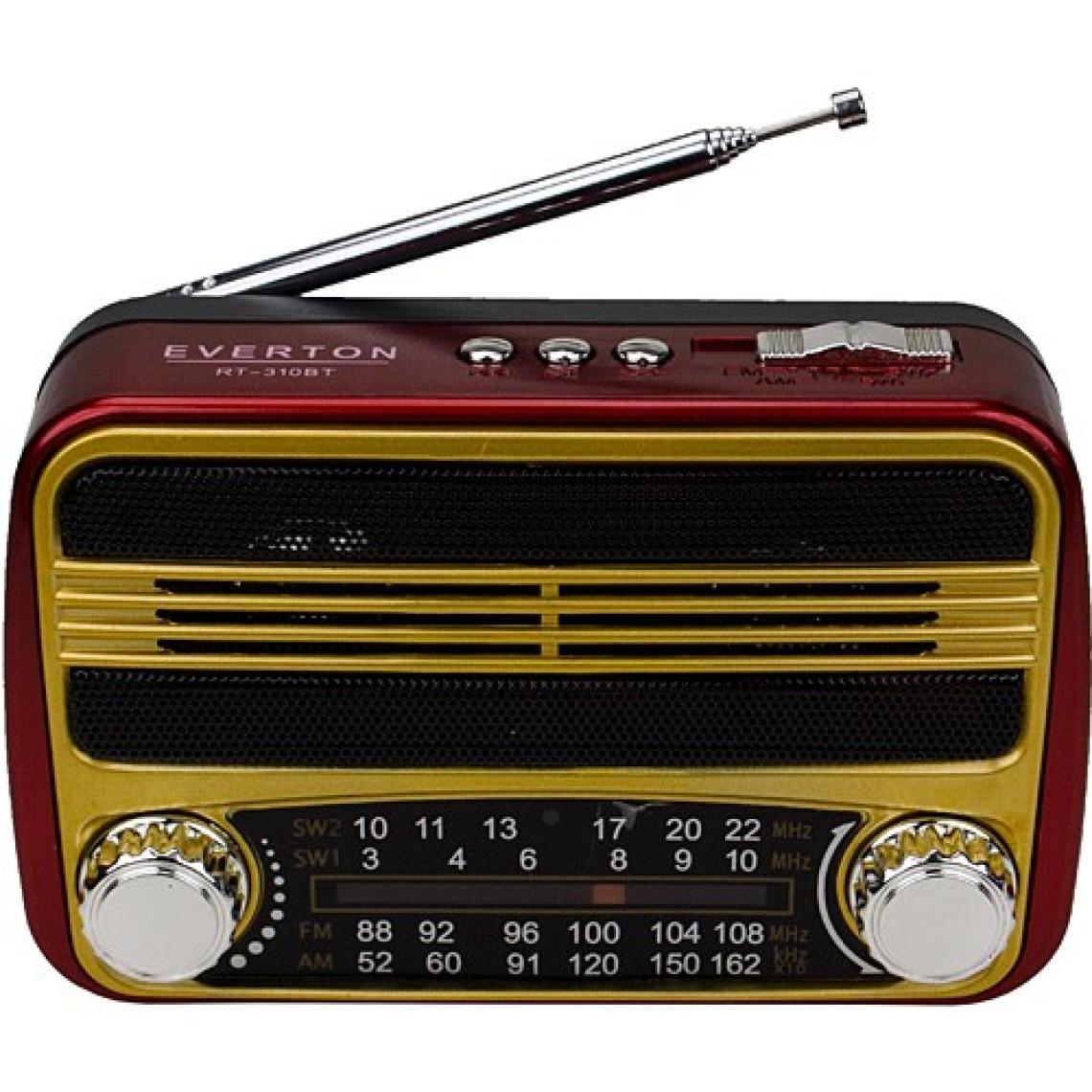 Everton RT-310BT Fm-Usb-Tf Card- Nostaljik Radyo