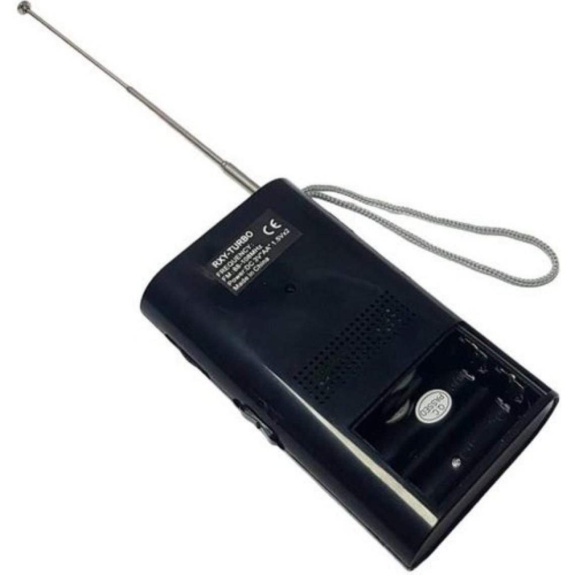 Roxy Rxy-Turbo Cep Tipi Pilli Mini Analog Fm Radyo
