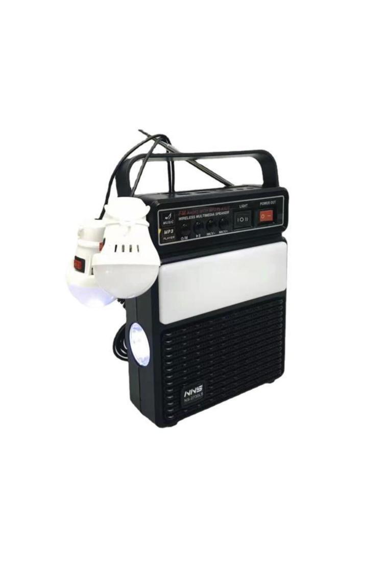 Nns NS2730LS Nostalji Bt Speaker Solar 160*78*139MM