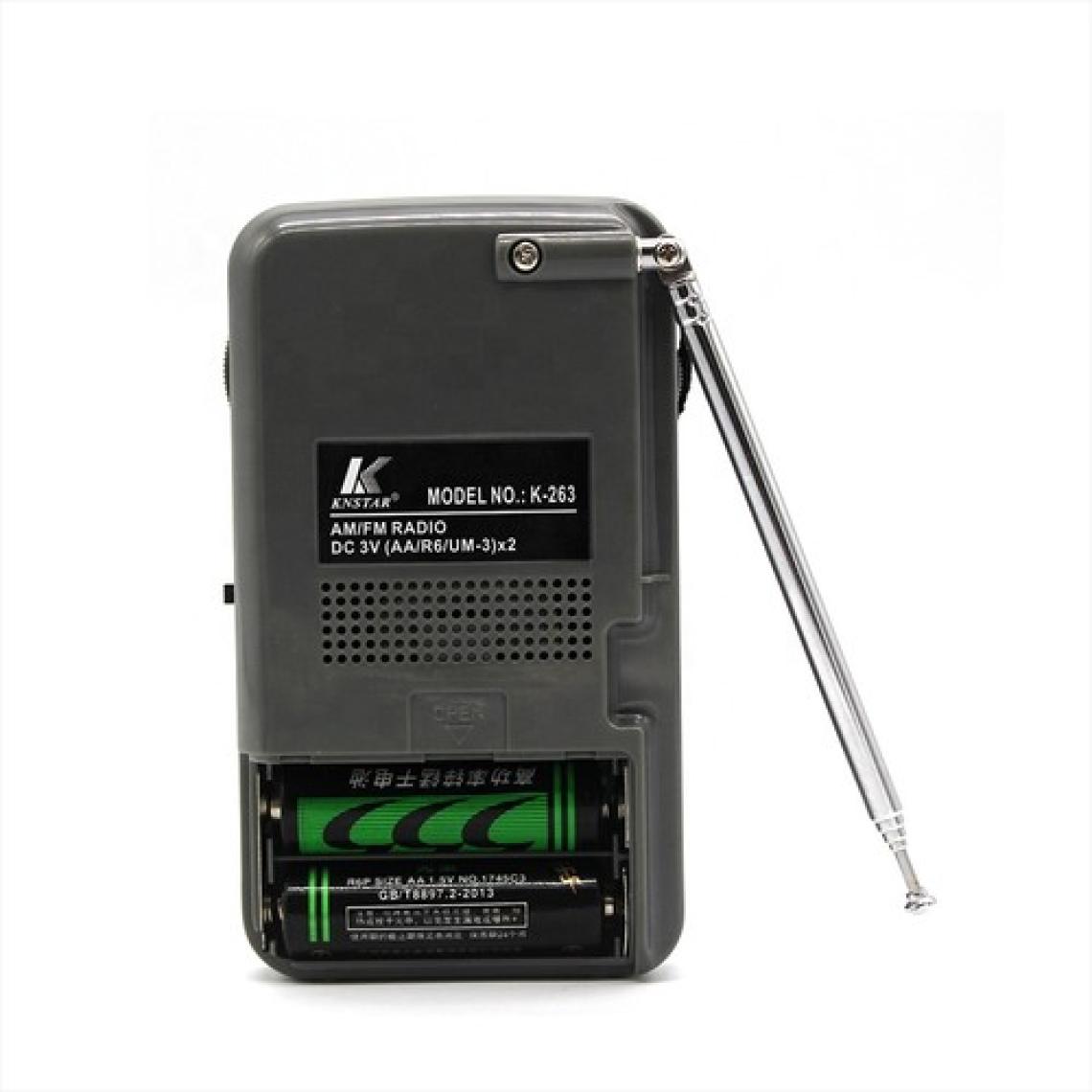 Knstar K-263 Pilli Cep Radyosu