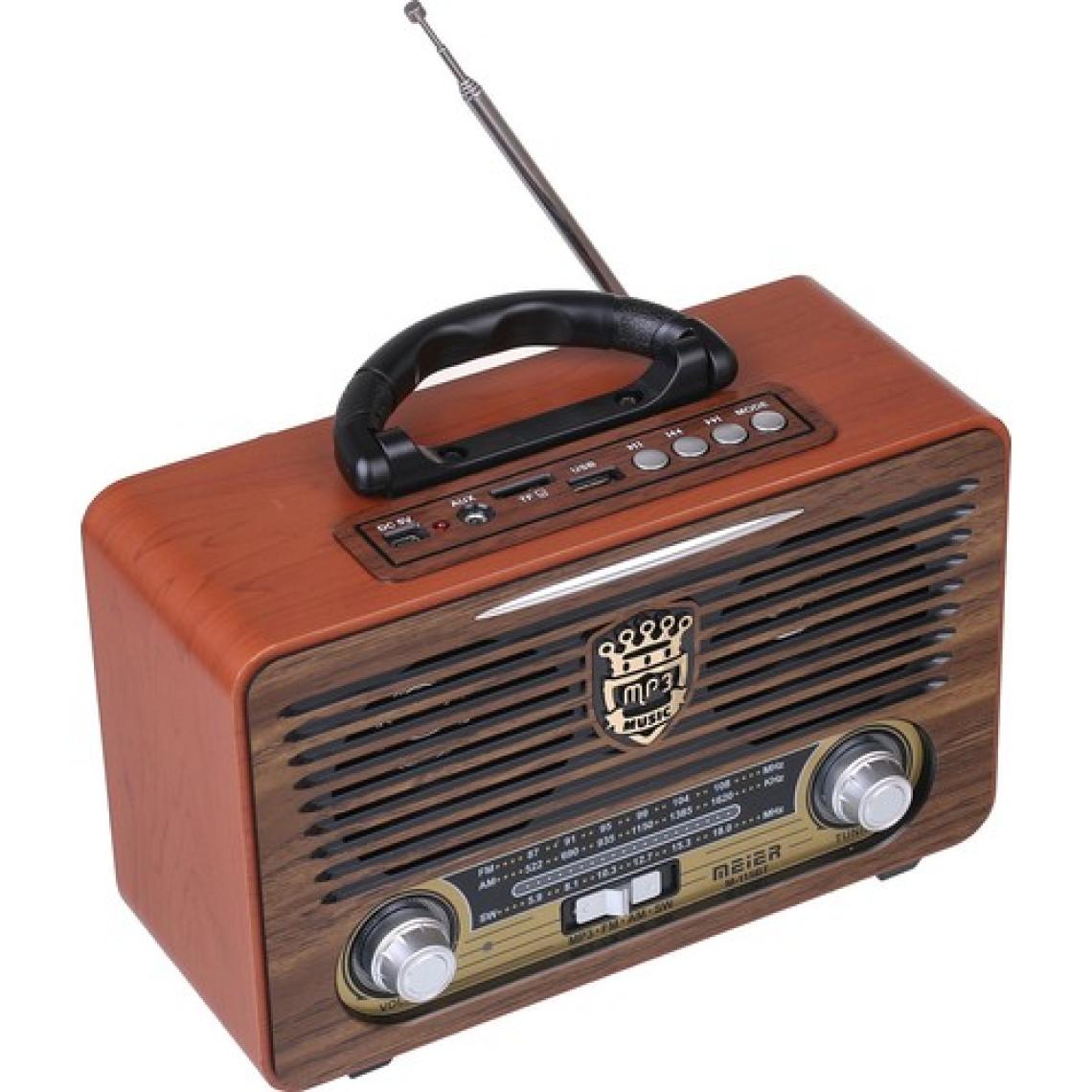 Meirer M115 Dvs Usb Sd Bluetooth Nostaljik Radyo
