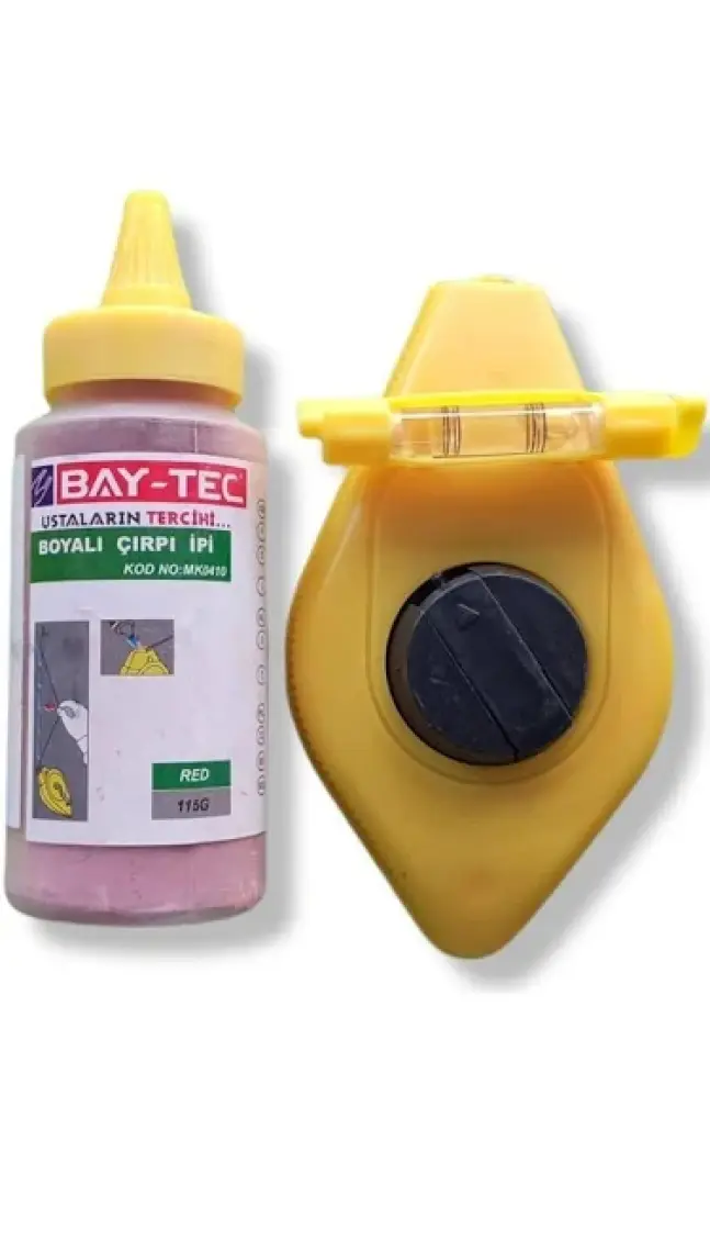 Bay-Tec Baytec Boyalı Çırpı Ipi Kırmızı 30 M