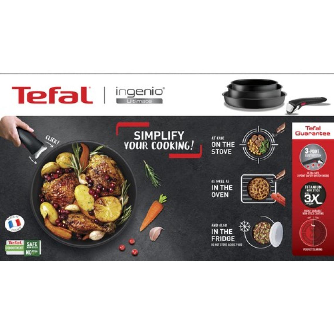 Tefal Ingenio Ultimate 3X Büyük Tava Tencere Seti - 12 Parça