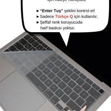 Macbook Air M1 Klavye Koruyucu Türkçe Q A2179 A2337 Ile Uyumlu