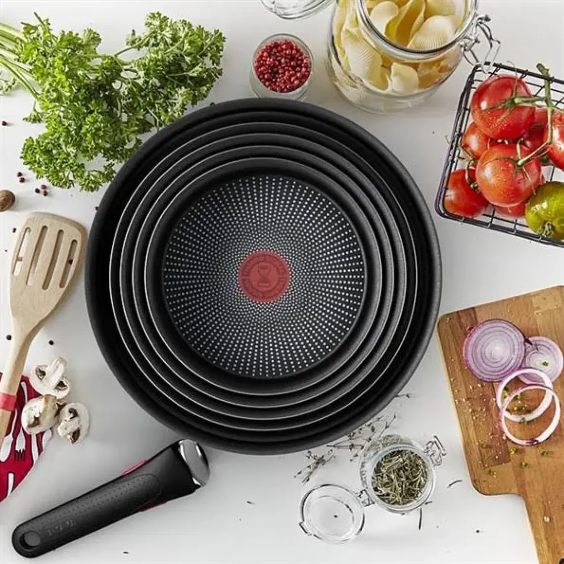 Tefal L15099 Ingenio Titanyum 2X 19 Parça XL Intense Maxi Tava ve Tencere Seti - 2100125500