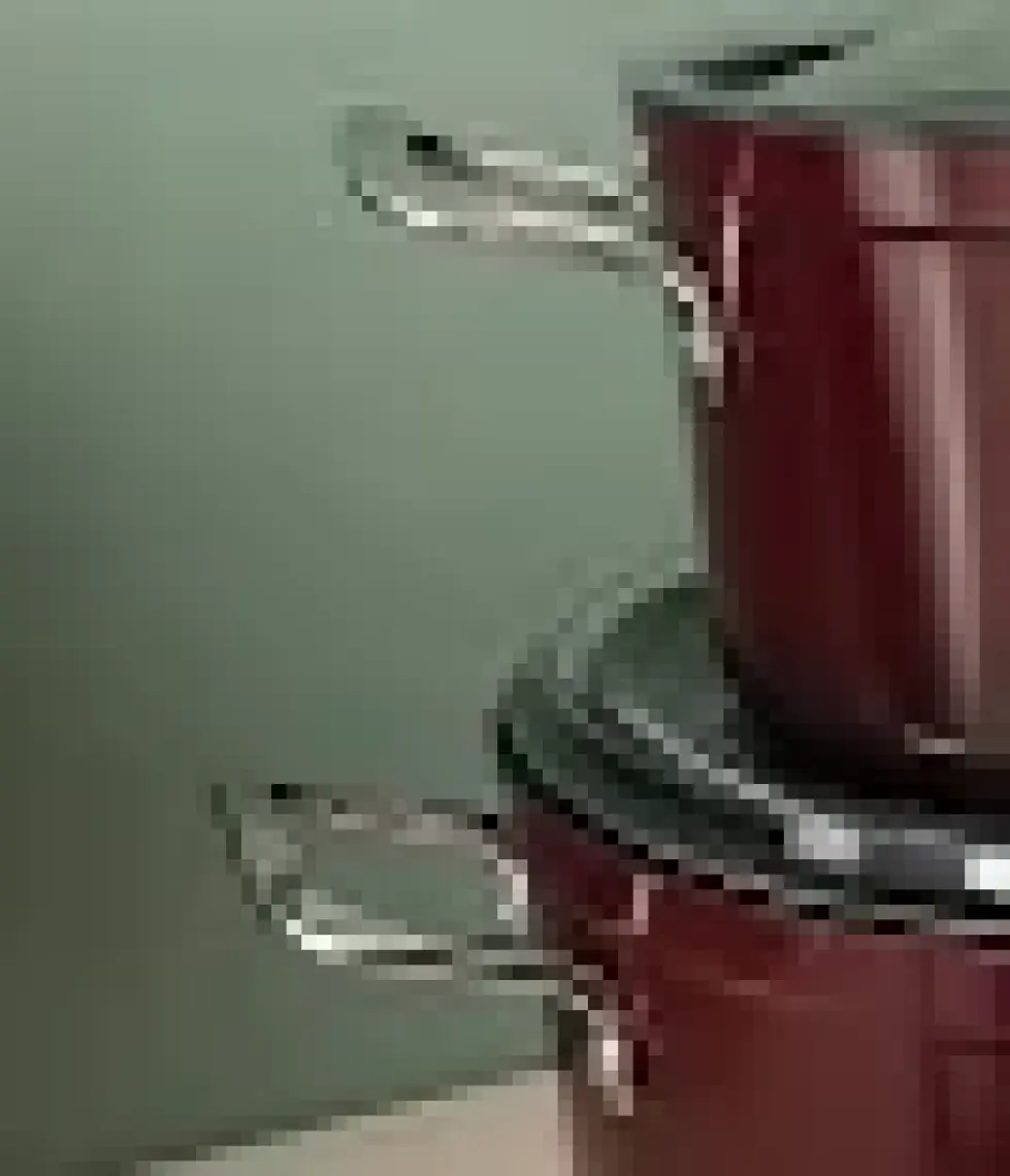 Madame Coco Titanium Professional Tencere Seti 7 Parça - Bordo