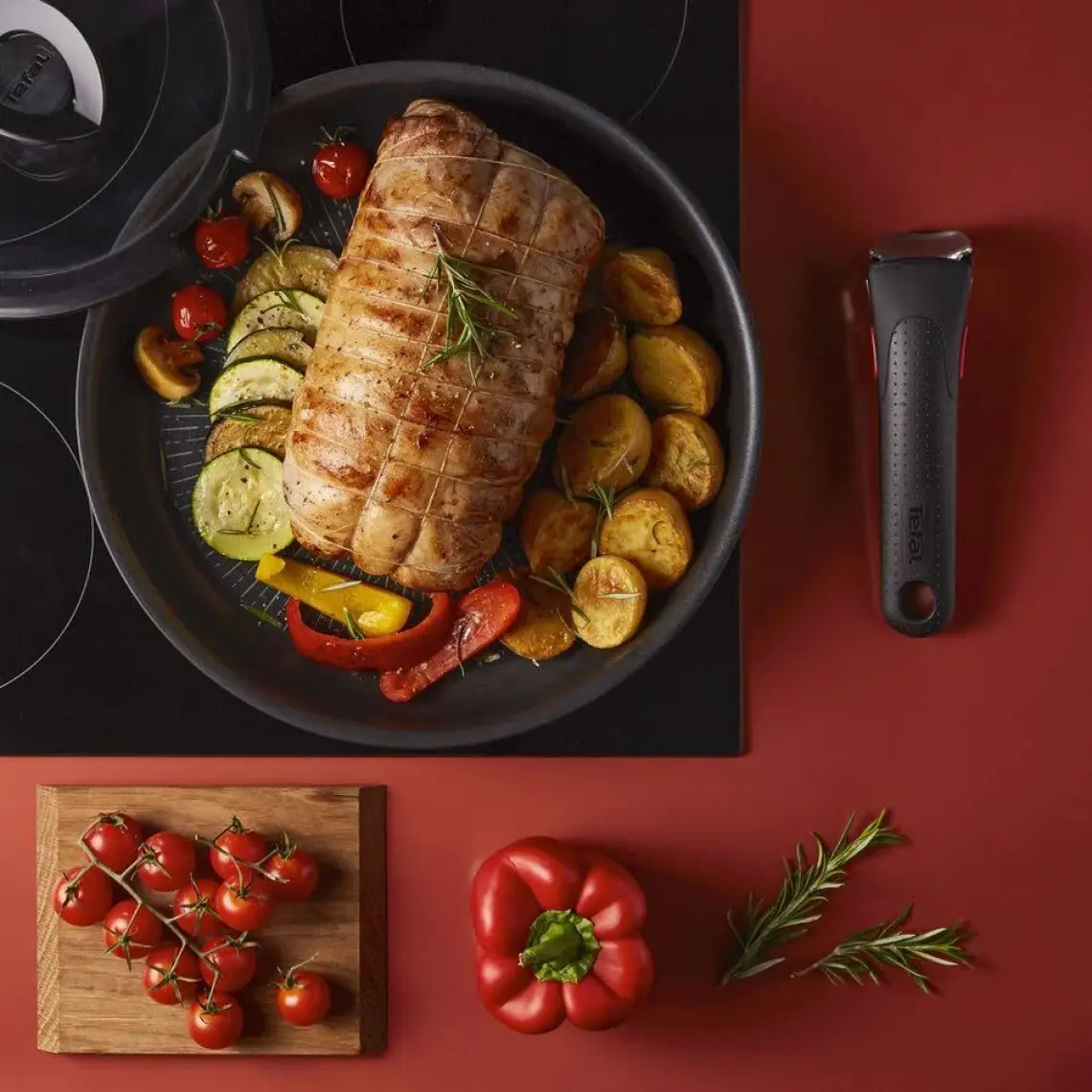 Tefal Titanyum 6X Ingenio Mix 24 Cm İndüksiyon Tabanlı Kapaksız Kısa Tencere  - 2100125145