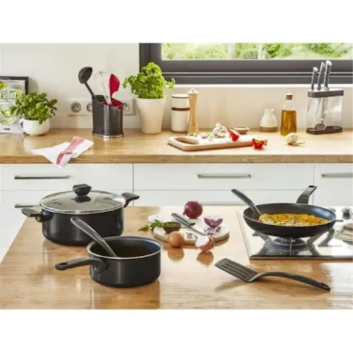 Tefal B56772 Titanyum 1X SimplyClean 28 Cm Kısa Tencere - 2100118529