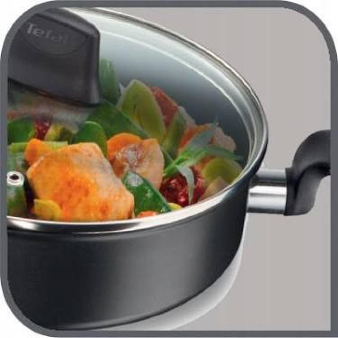 Tefal B55646 Titanyum 1X SimpleCook Derin Tencere 24 cm - 2100119453