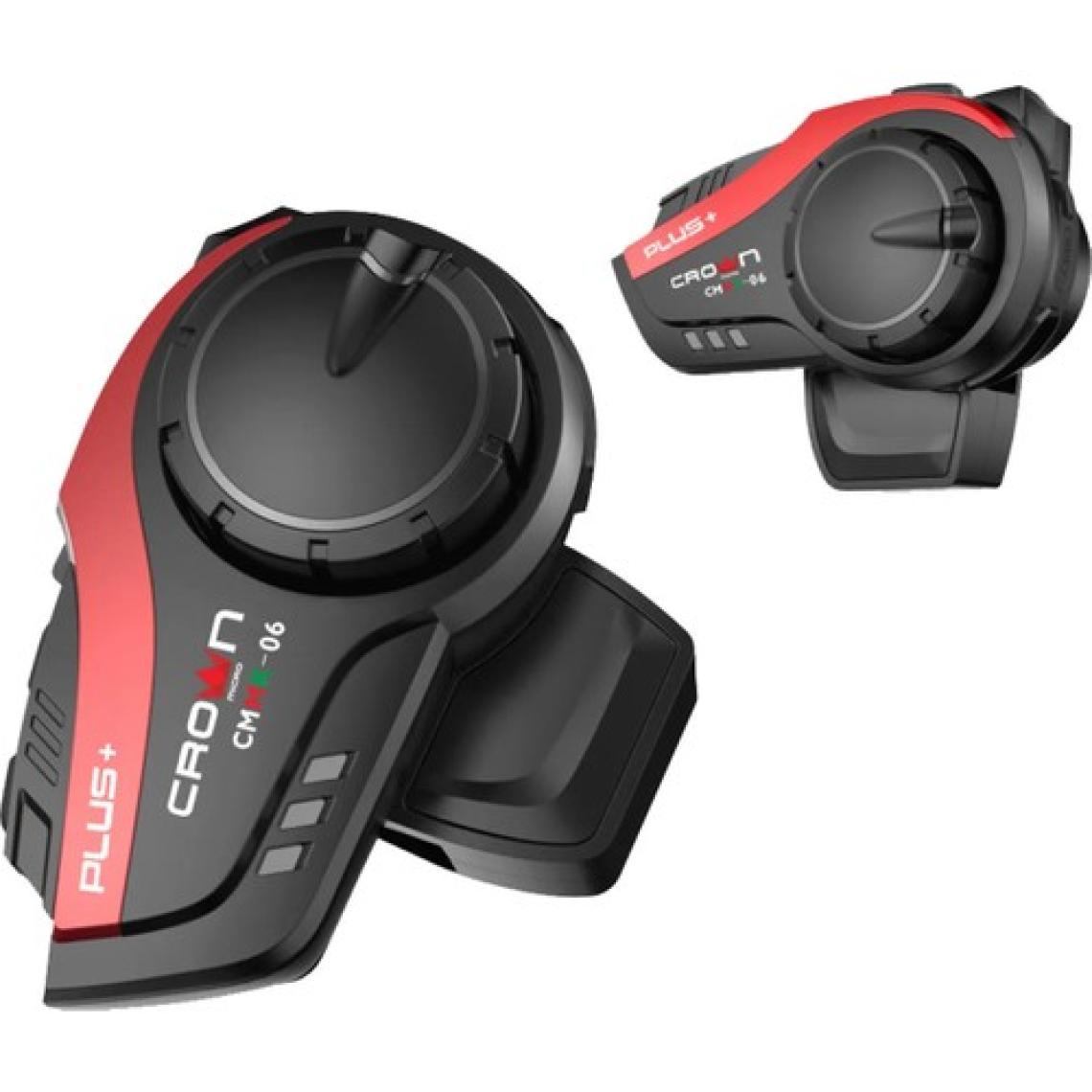 Crown Micro 6 Kişilik interkom Motosiklet Kask Bluetooth intercom kulaklık Seti CMMK-06 PLUS+