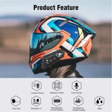 Torima Kask Kulaklık BT22 Bluetooth Motosiklet Kulaklık Intercom Motorsiklet Kulaklık