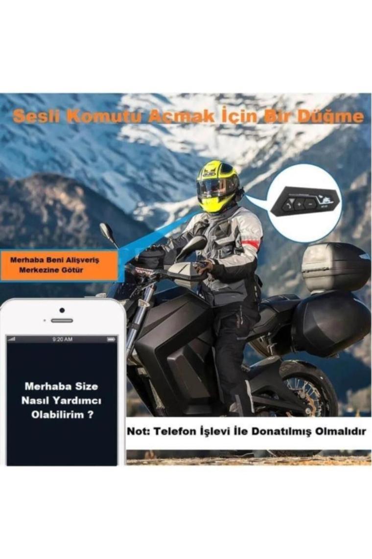 Torima Kask Kulaklık BT22 Bluetooth Motosiklet Kulaklık Intercom Motorsiklet Kulaklık