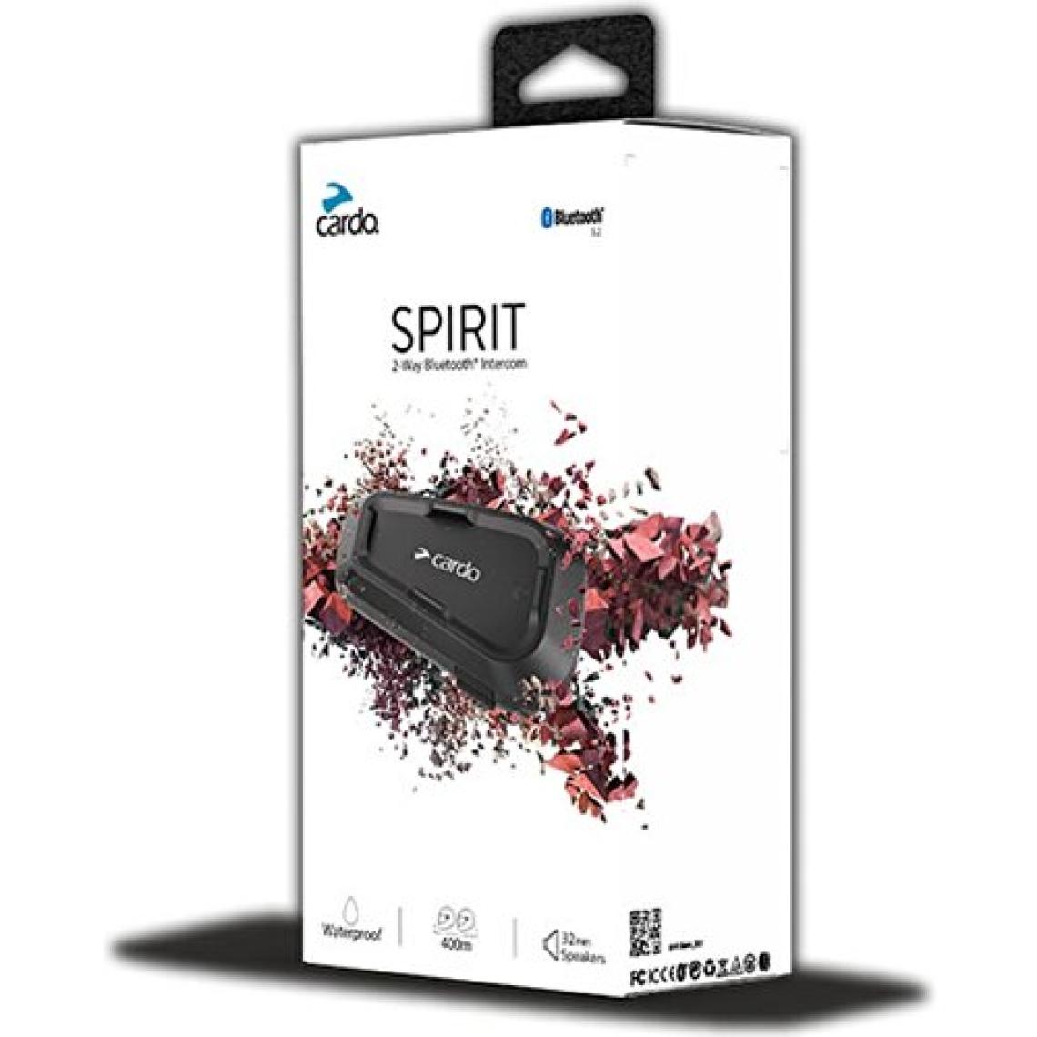 Cardo Spirit Bluetooth Ve intercom (Tekli Paket)