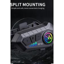 Vothoon Y10 Kask Kulaklık Bluetooth Motosiklet Kulaklık 5,3 Bluetooth Intercom Motorsiklet Kulaklık