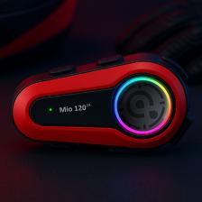 Mioji Mio 120 2x RGB 1000mAh IPX6 1500m 2 Kişilik Kask Intercom Motosiklet Bluetooth Kulaklık