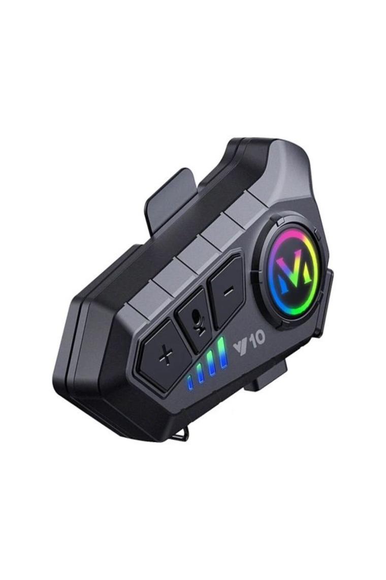 Deanb Y0010 Ipx6 Su Geçirmez Rgb Sesli Asistan Hd Ses 5.3 Bluetooth Wireless Interkom Kask Kulaklığı