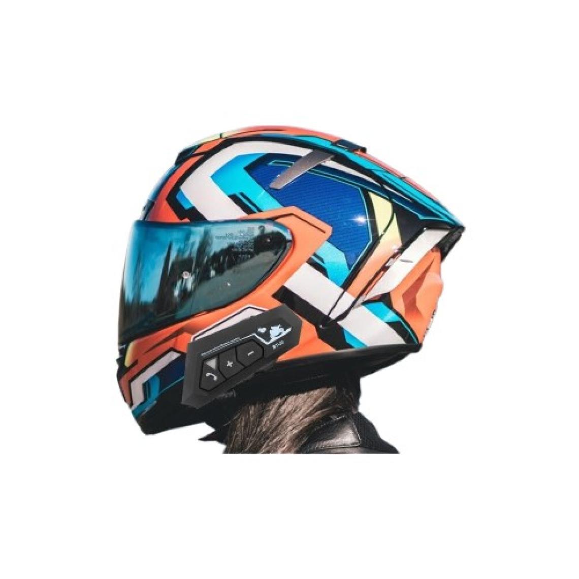 BT22 Motosiklet Kask Kablosuz Intercom Su Geçirmez 5.0 Bluetooth