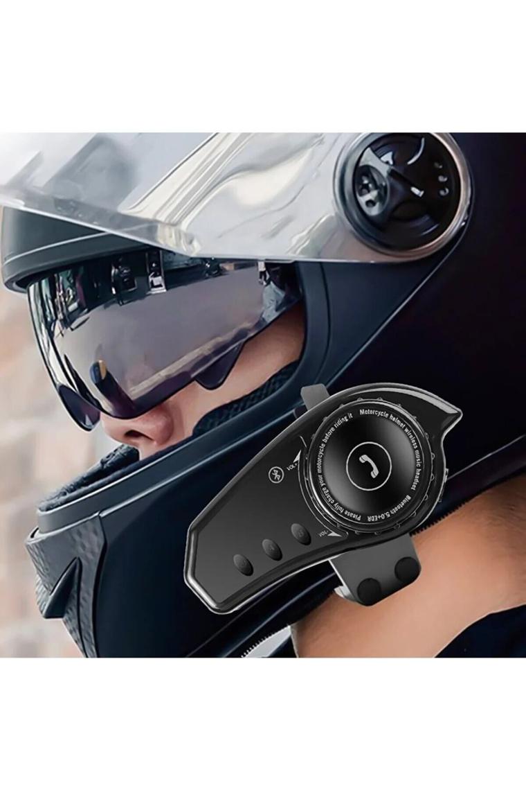 Airstorr BT35 Intercom Motor Kurye Kask Kulaklık Bluetooth Motosiklet Kulaklık Bluetooth