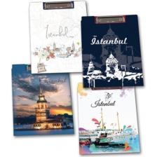 Kapaklı Sekreterlik A4 Istanbul Desenli