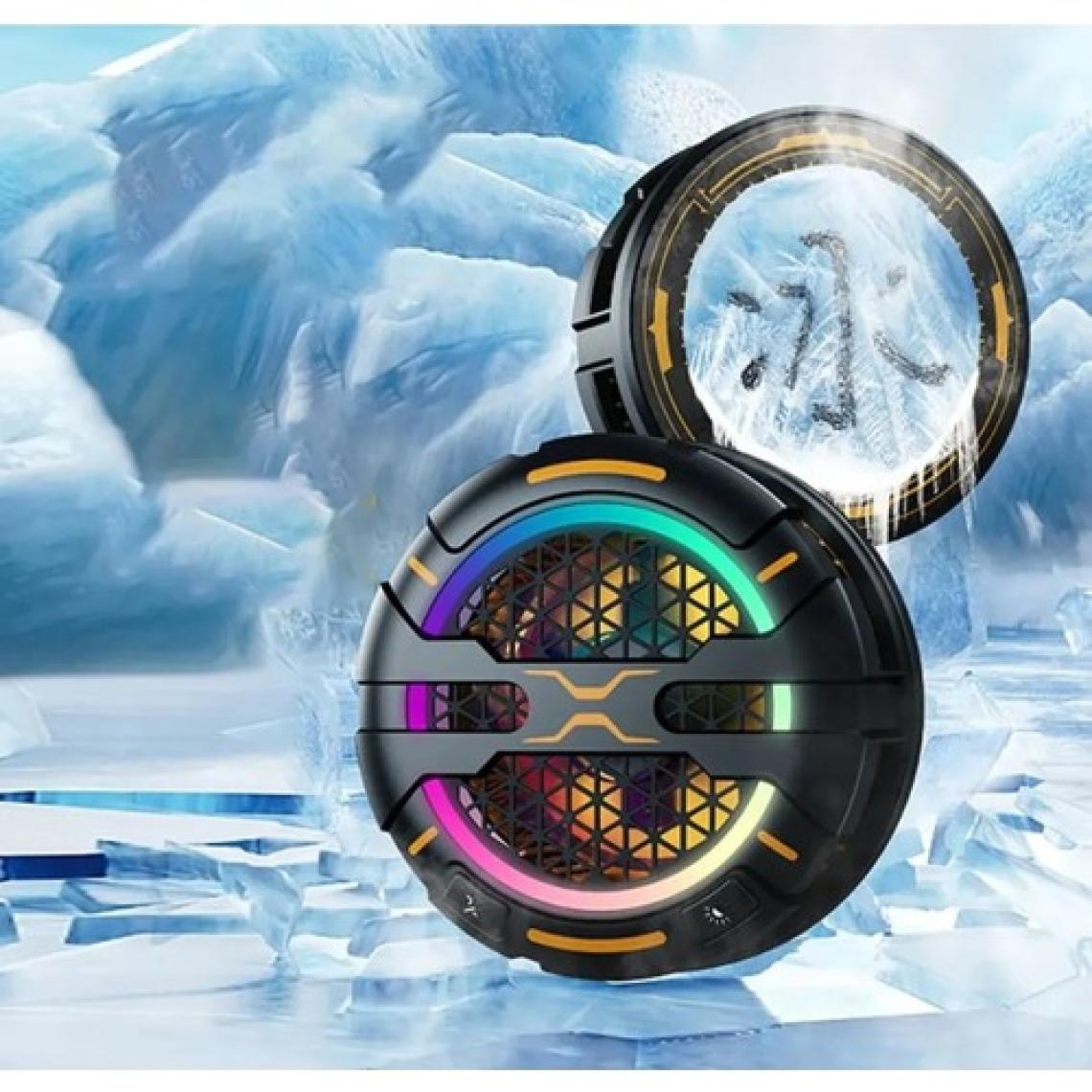 K15 Magsafe Destekli Güçlü  Aluminyum Telefon Soğutucu Radyatör Kablolu Rgb Fan 3 Modlu Mıknatıslı ve Mandallı