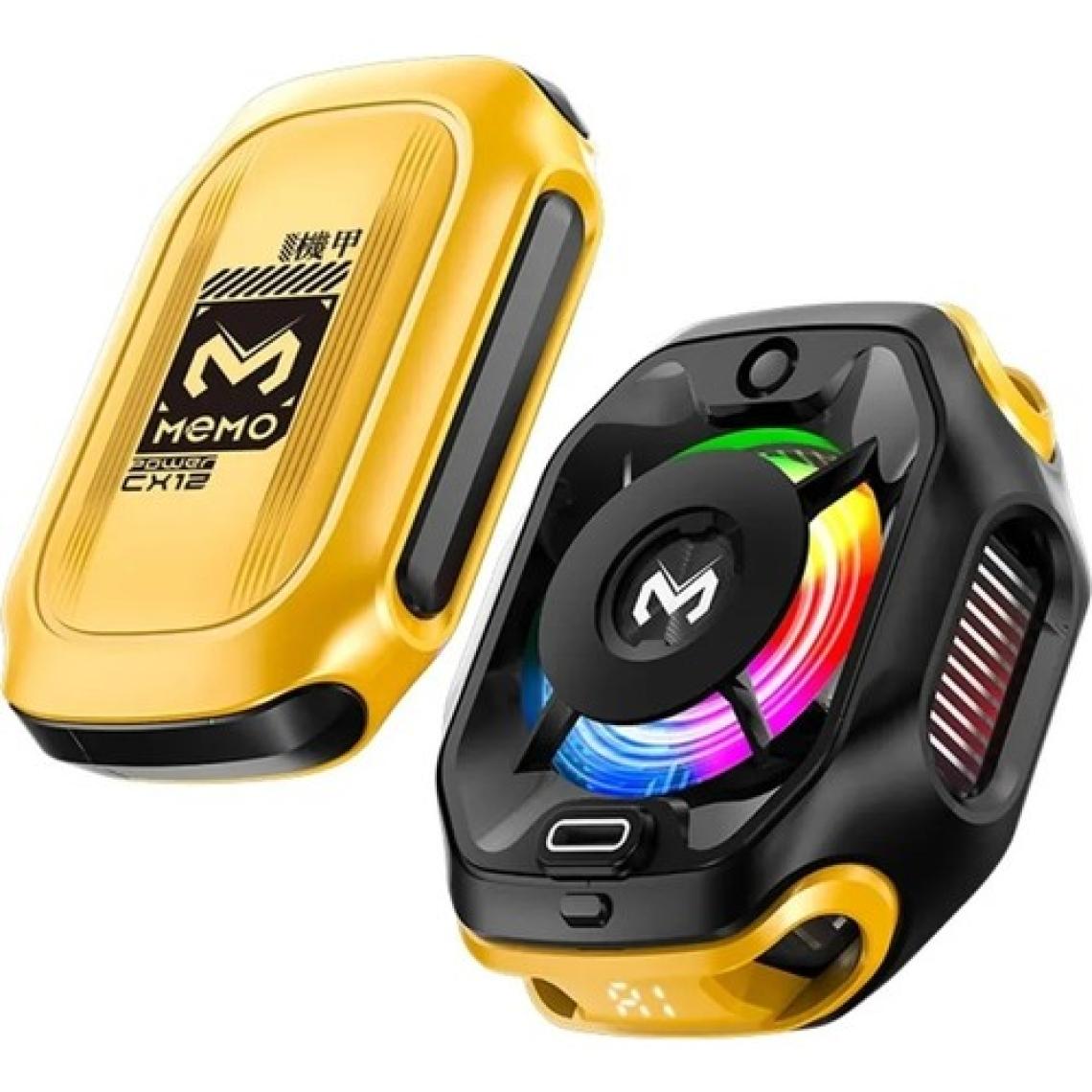 Serreha  Memo CX12 Manyetik Rgb Oyun Soğutucu, Pubg Için Powerbankli Kablosuz Radyatör Fan