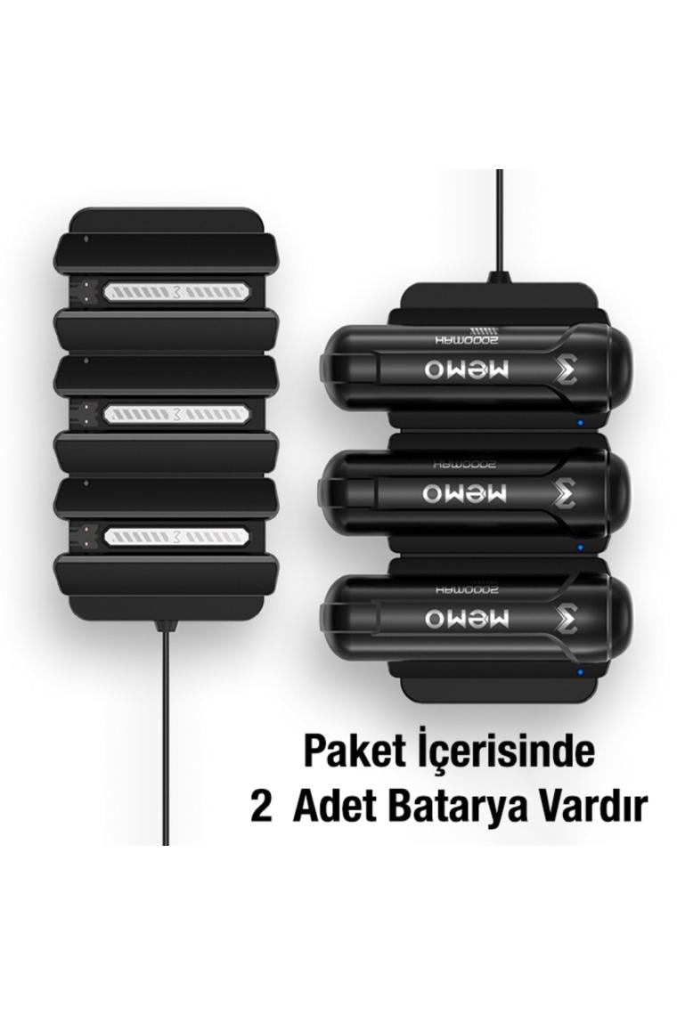 Memo DL10 Telefon Soğutucu Fan Batarya Şarj Paneli + 2 Yedek Powerbank ALL-35353