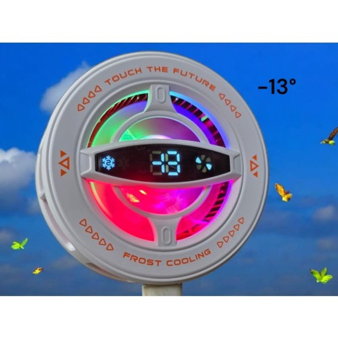 K26 Magsafe Destekli Güçlü Telefon Soğutucu Radyatör Kablolu Rgb Fan 3 Modlu Mıknatıslı ve Mandallı