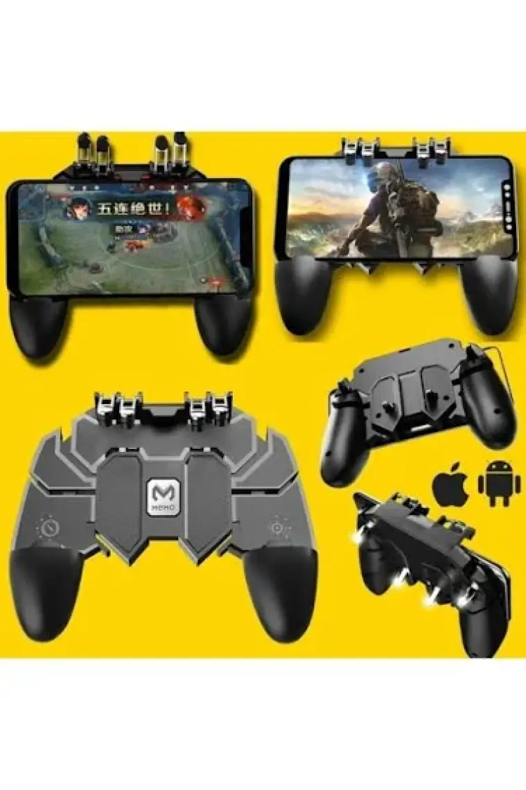 Memo Pubg Mobile Gamepad Kontroller 6 Parmak Kullanım Ak 66