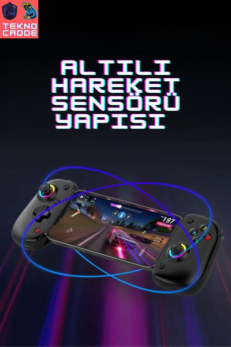 Beboncool Bsp D8 Pro IOS-Android Akıllı Telefon Tablet Uyumlu Mobil Telefon Tutucu Joystick Gamepad