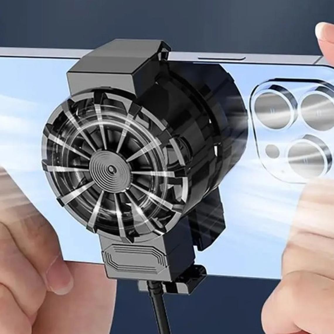 The Wlue Kablolu Klipsli Cep Telefonu Güçlü Soğutma Fanı Telefon Hava Soğutucu