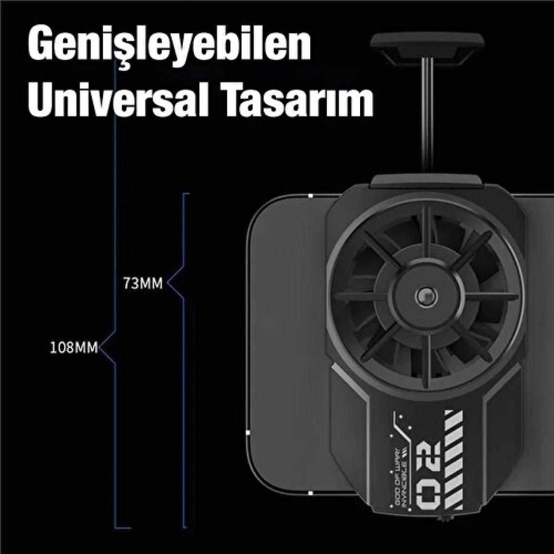 Memo Fl-A2 Hava Soğutmalı Cep Telefon Soğutma Fanı Radyatör Soğutucu