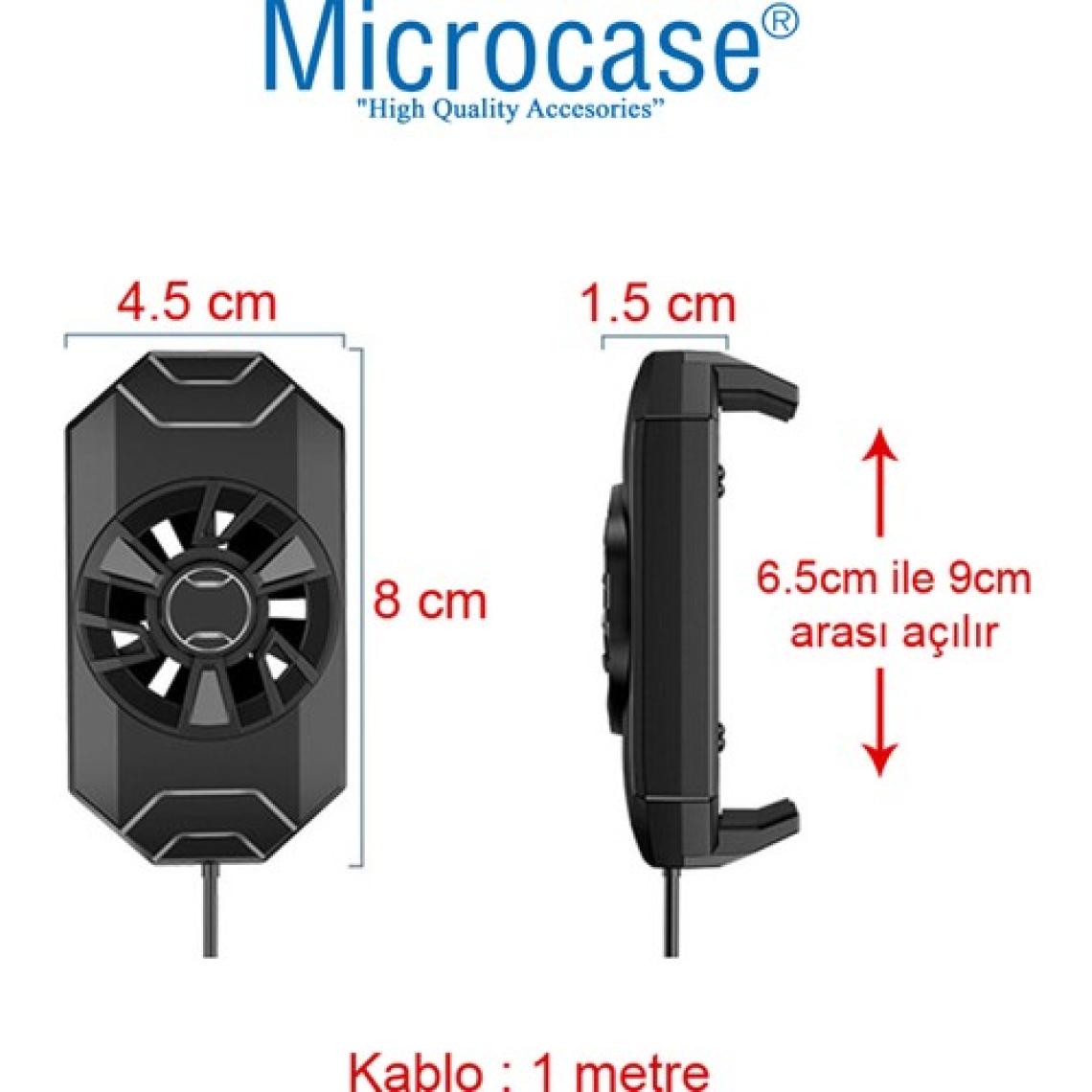 Microcase Cep Telefonu Soğutucu Fan Kablolu 4700 Rpm - AL2955